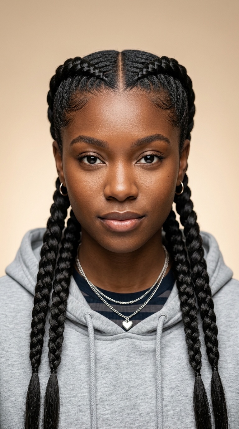 Double Dutch Braids