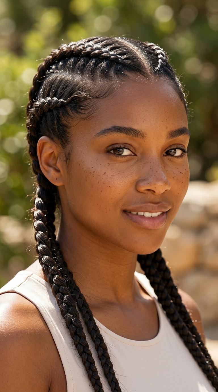 Double Dutch Braids