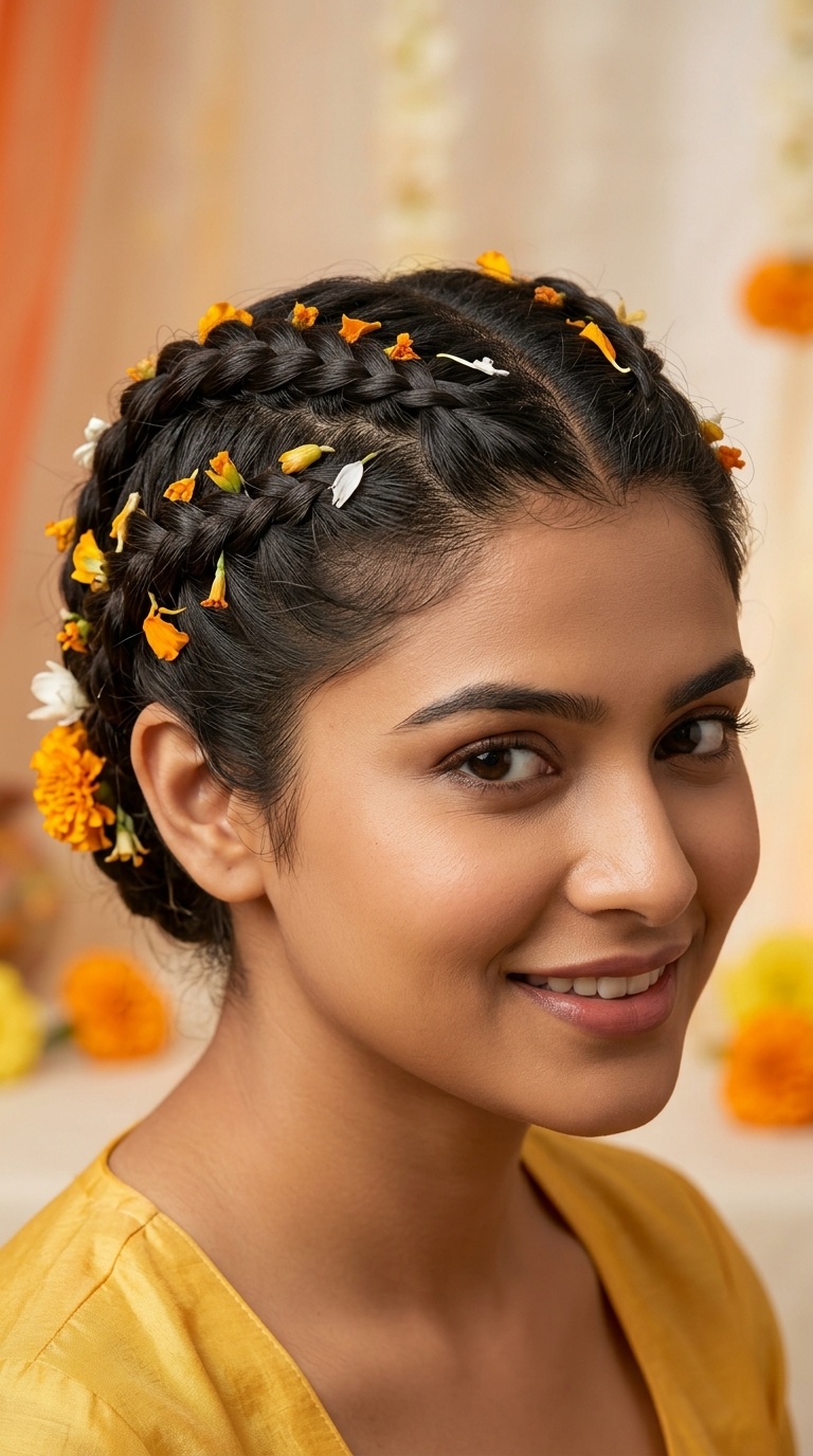 Double Dutch Braids with Petals