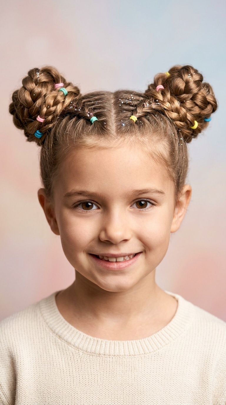 Double Dutch Buns (Space Buns)