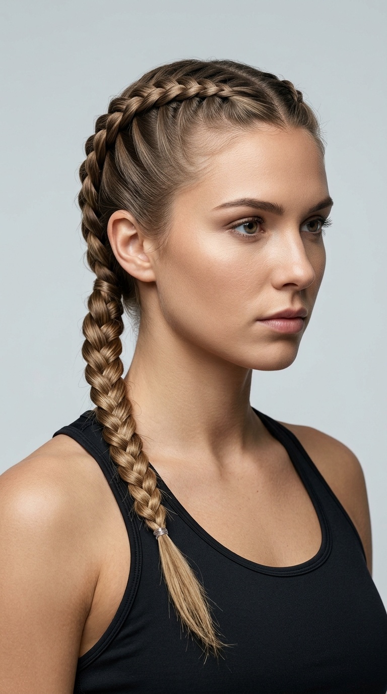 Double Dutch into Single Braided Tail