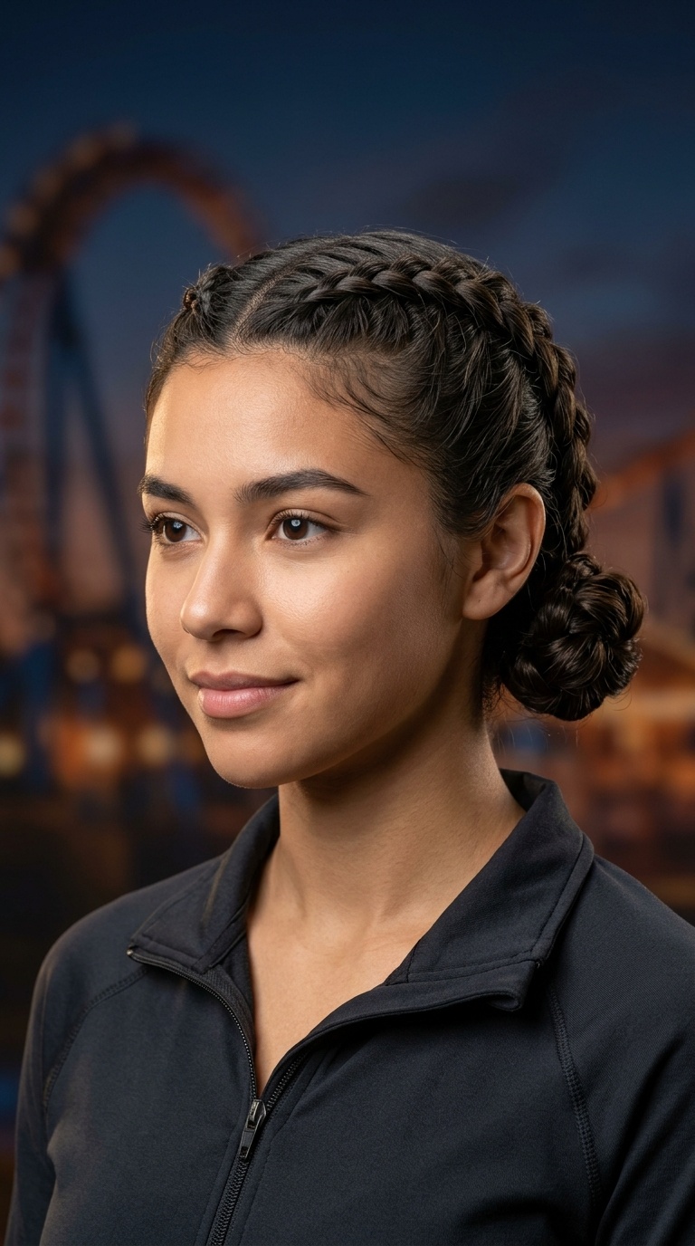 Double Dutch Low Buns