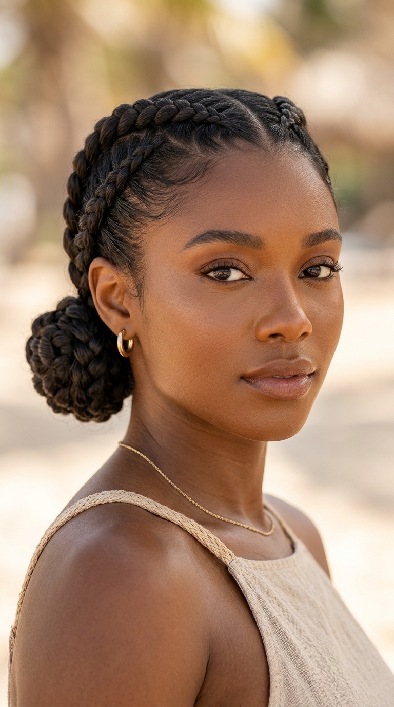 Double Dutch Low Buns