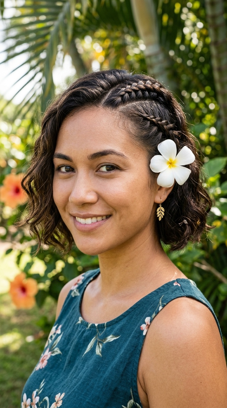 Double French Braid Accents