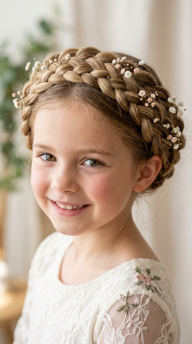 Double French Braid Crown