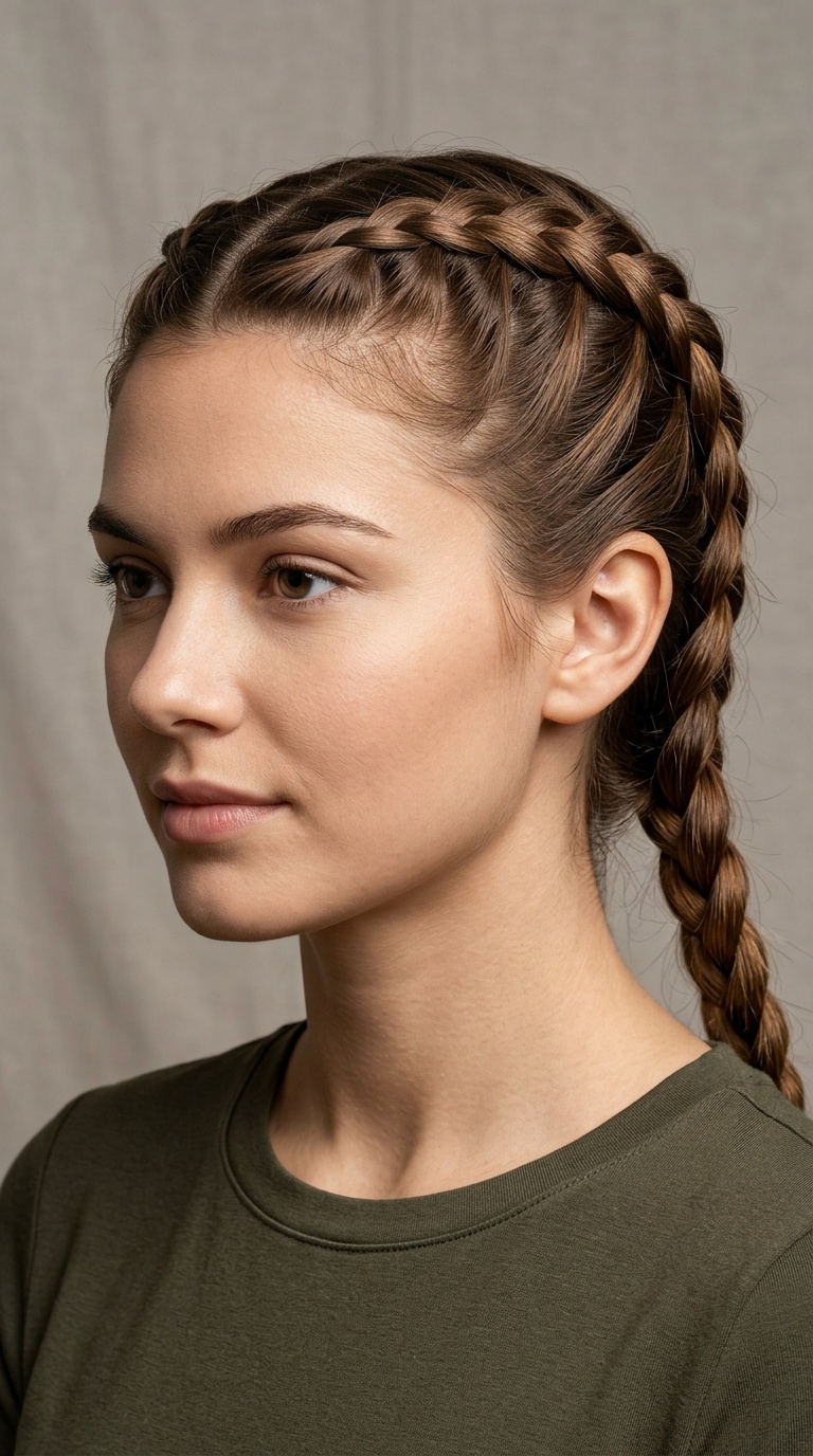 Double French Braids