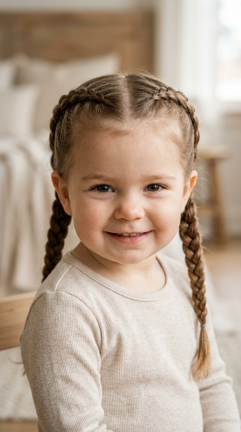 Double French Braids