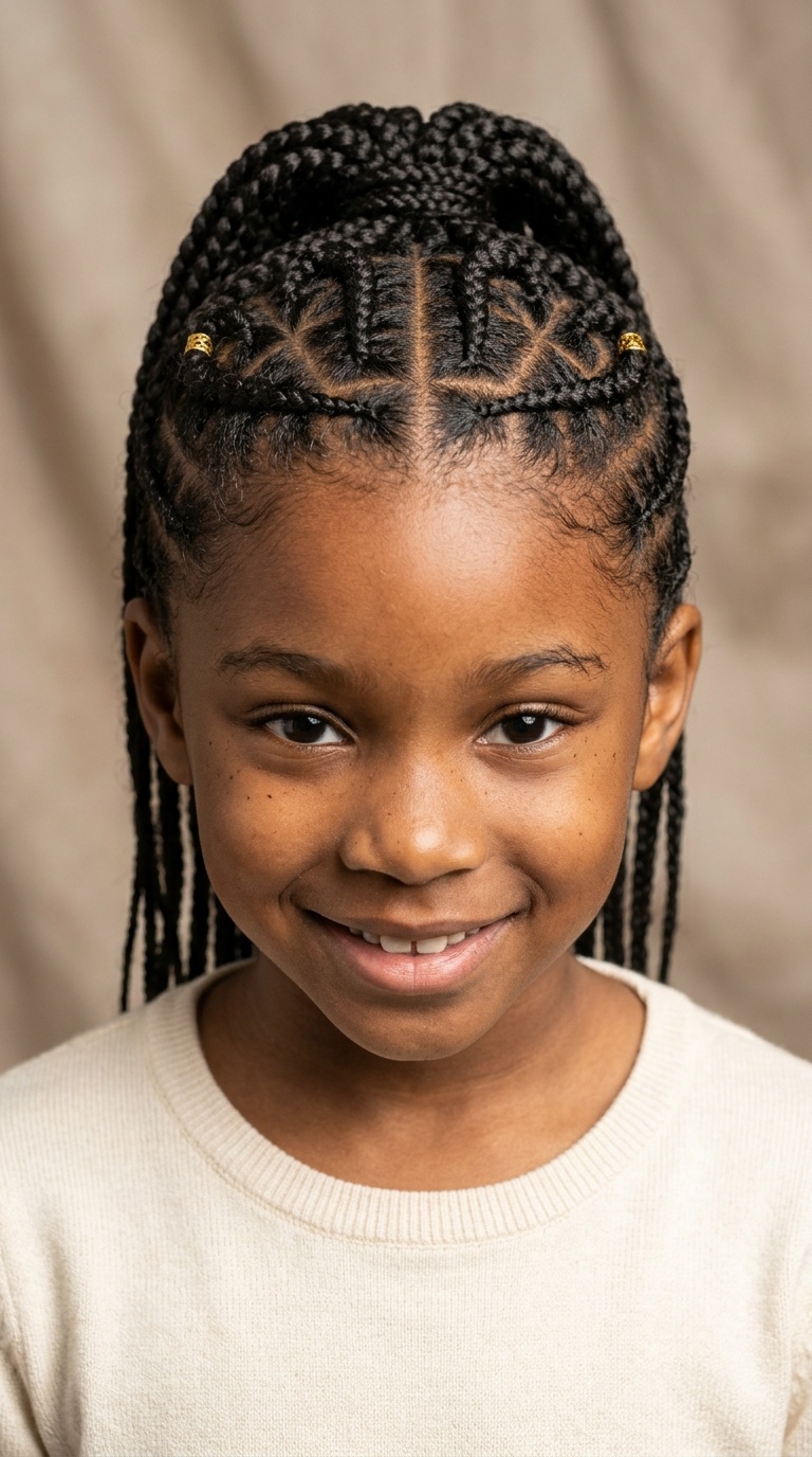 Double Heart Symmetrical Braids