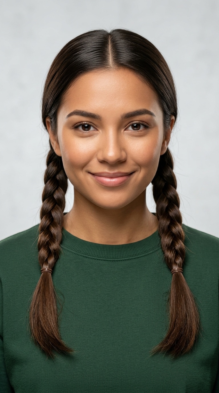 DOUBLE LOW PIGTAILS