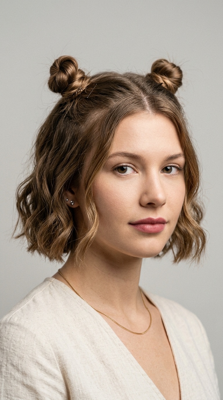 Double Mini Space Bun