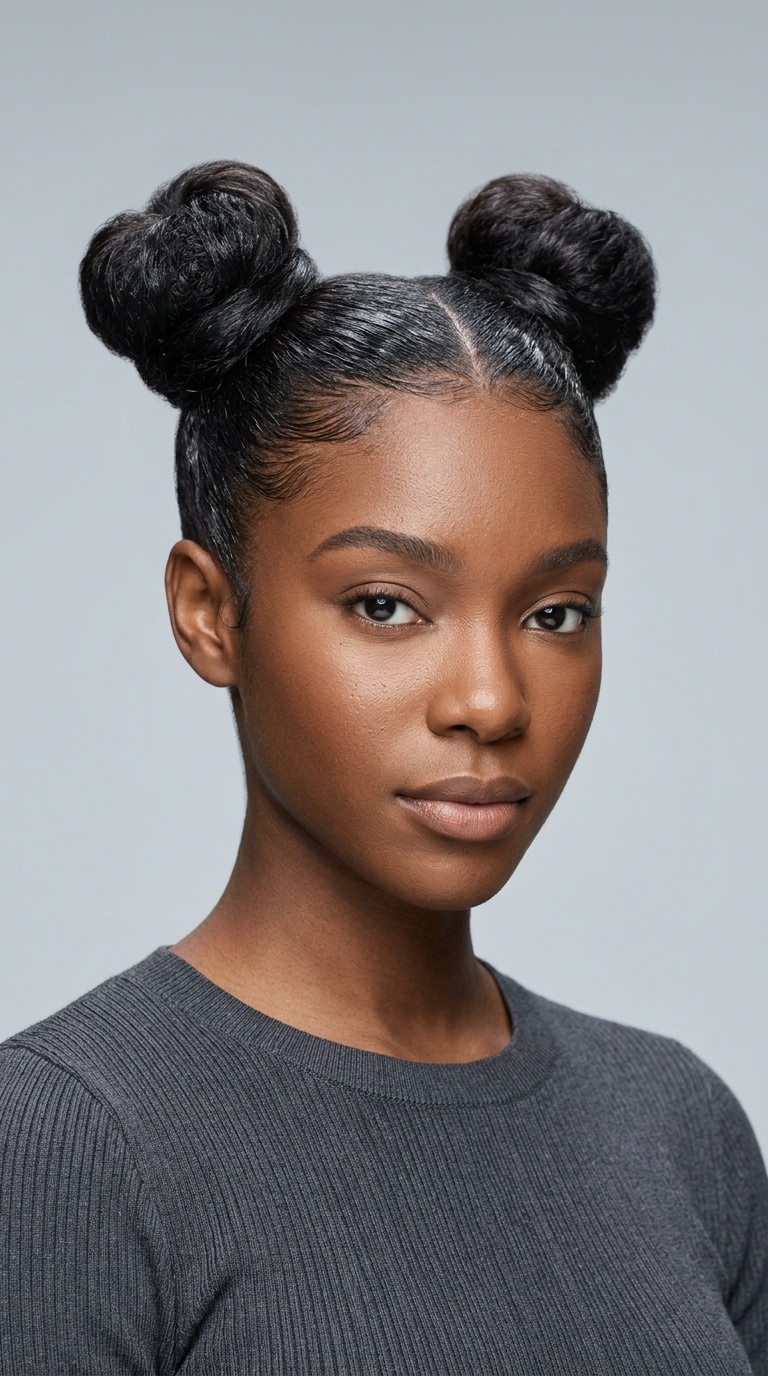 Double Molded Space Buns