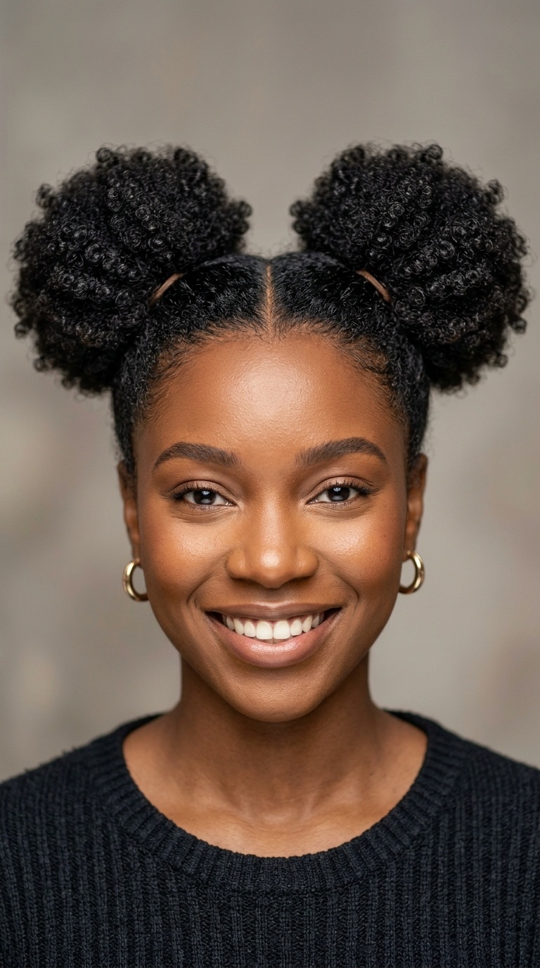 Double Puffs (Space Buns)