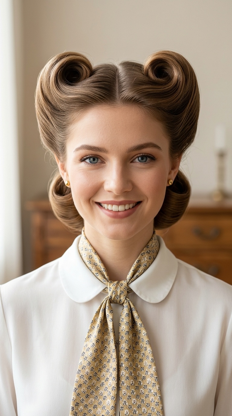 Double Side Rolls with a Silk Necktie