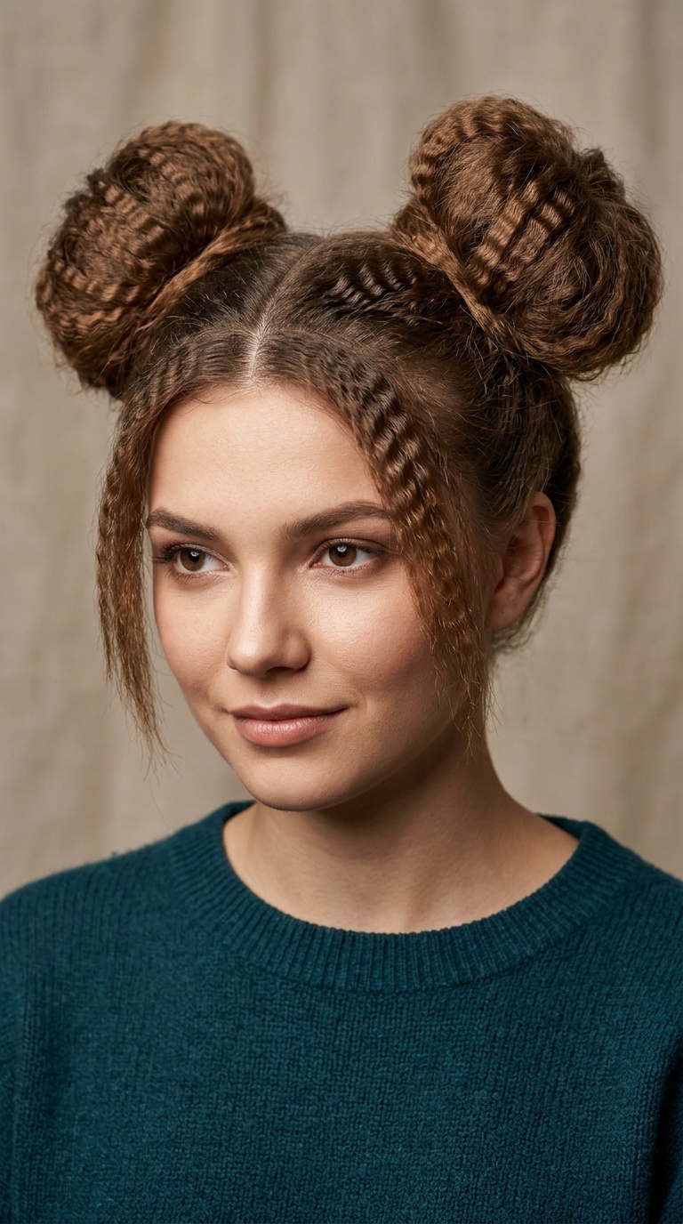 Double Space Bun Crimps