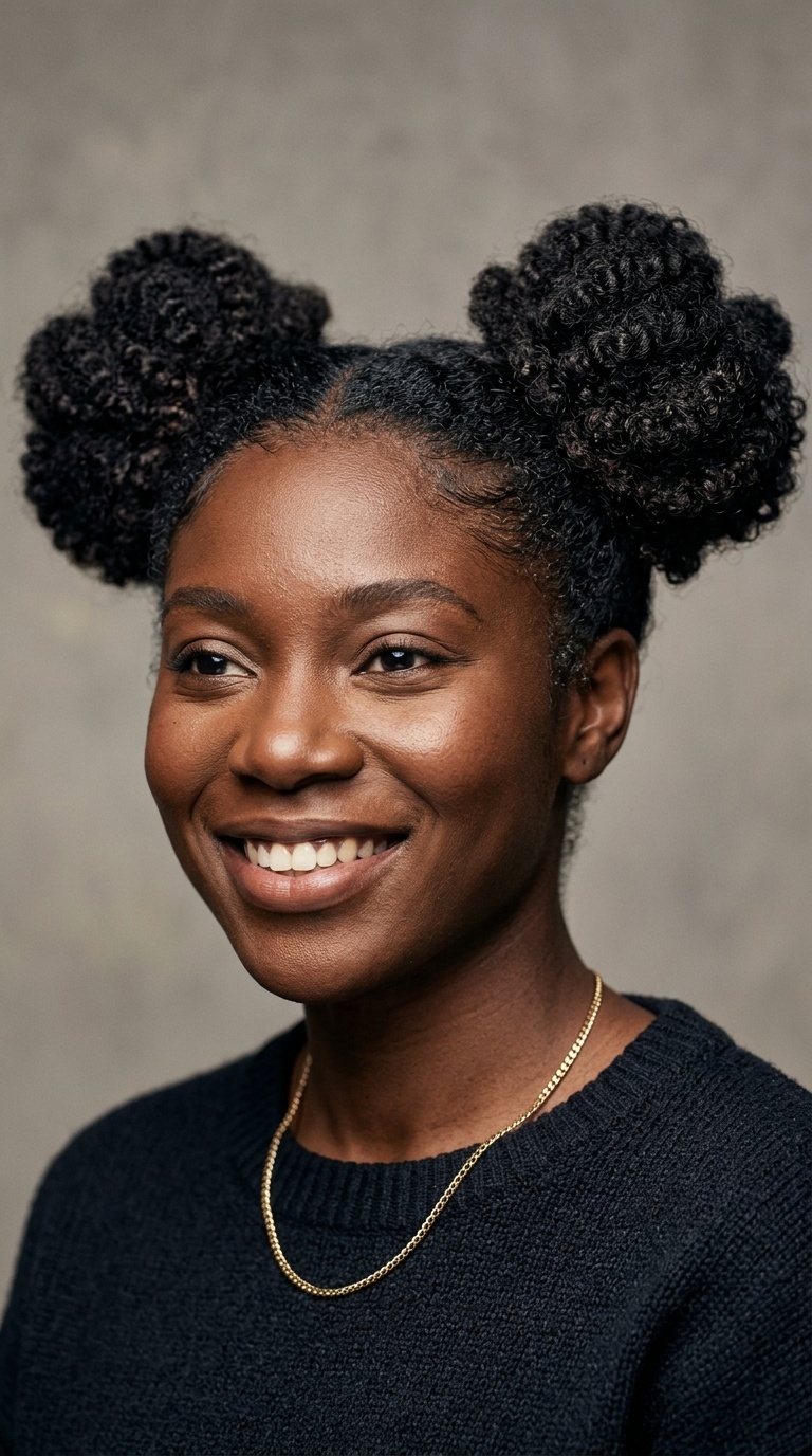 Double Space Buns for Natural Texture