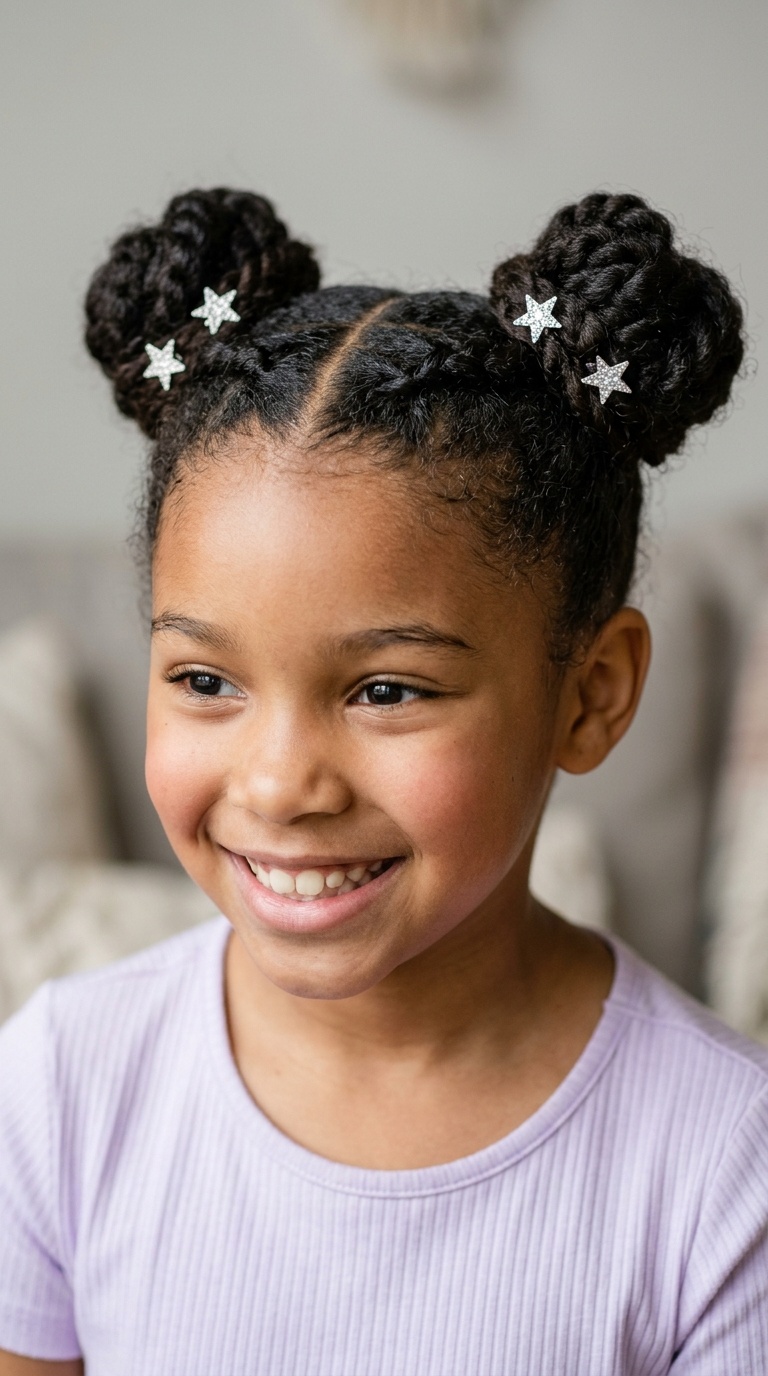 Double Star Space Buns