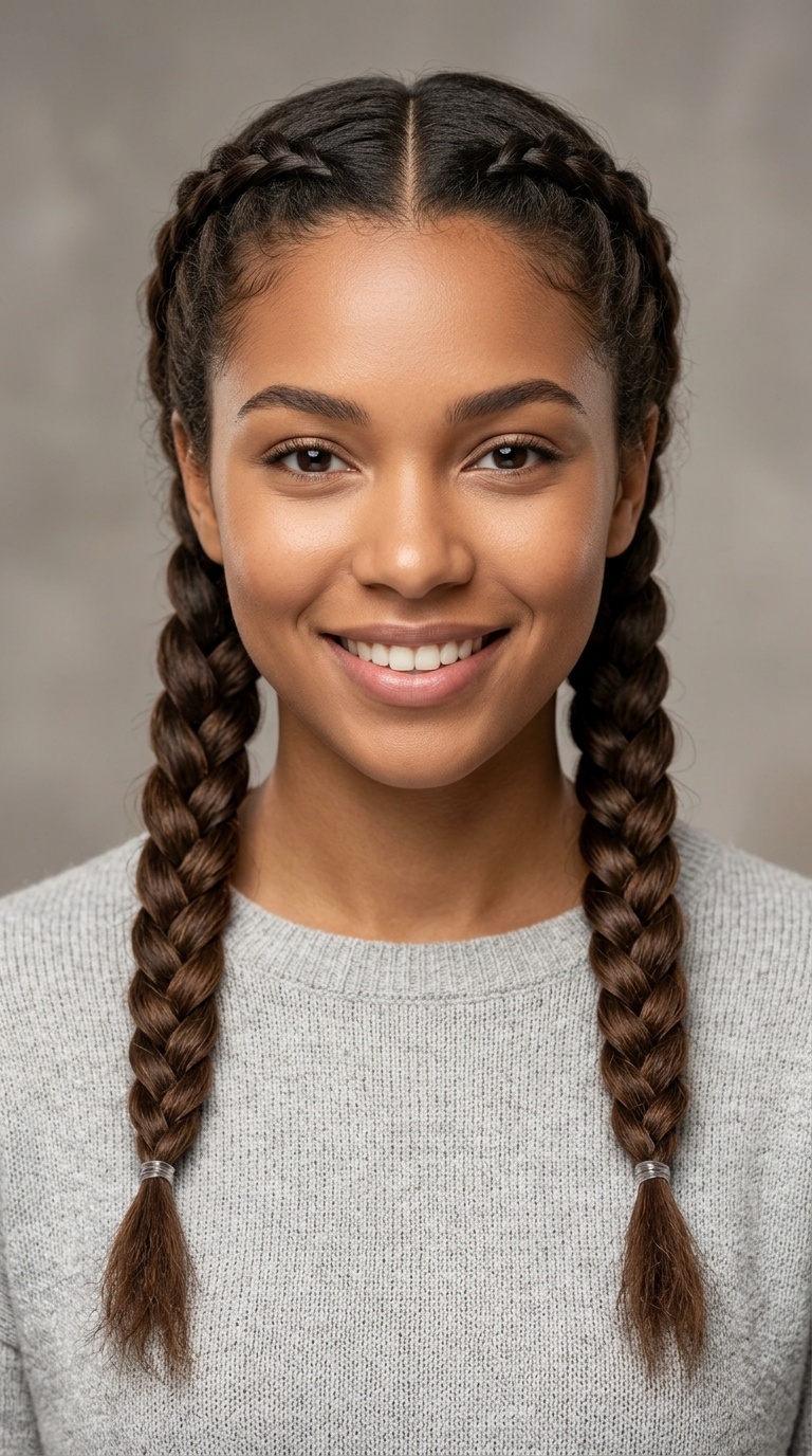 Double Three-Strand Braids