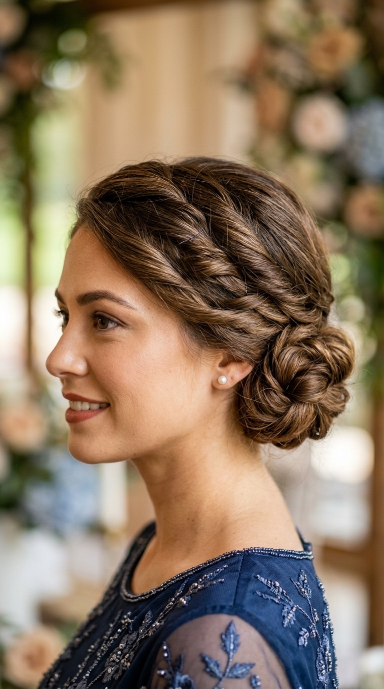 Double Twisted Low Buns