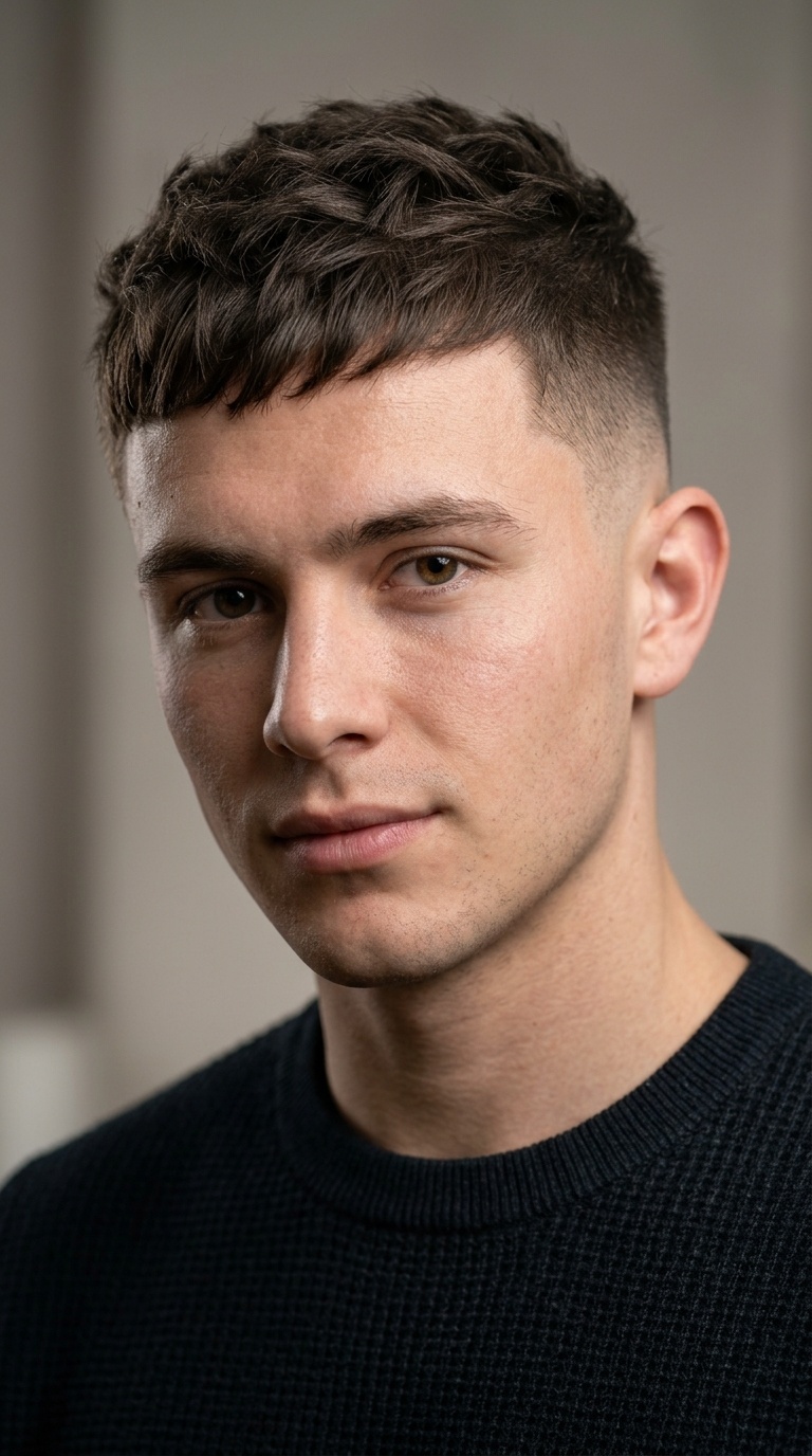 Drop Fade with Textured Crop