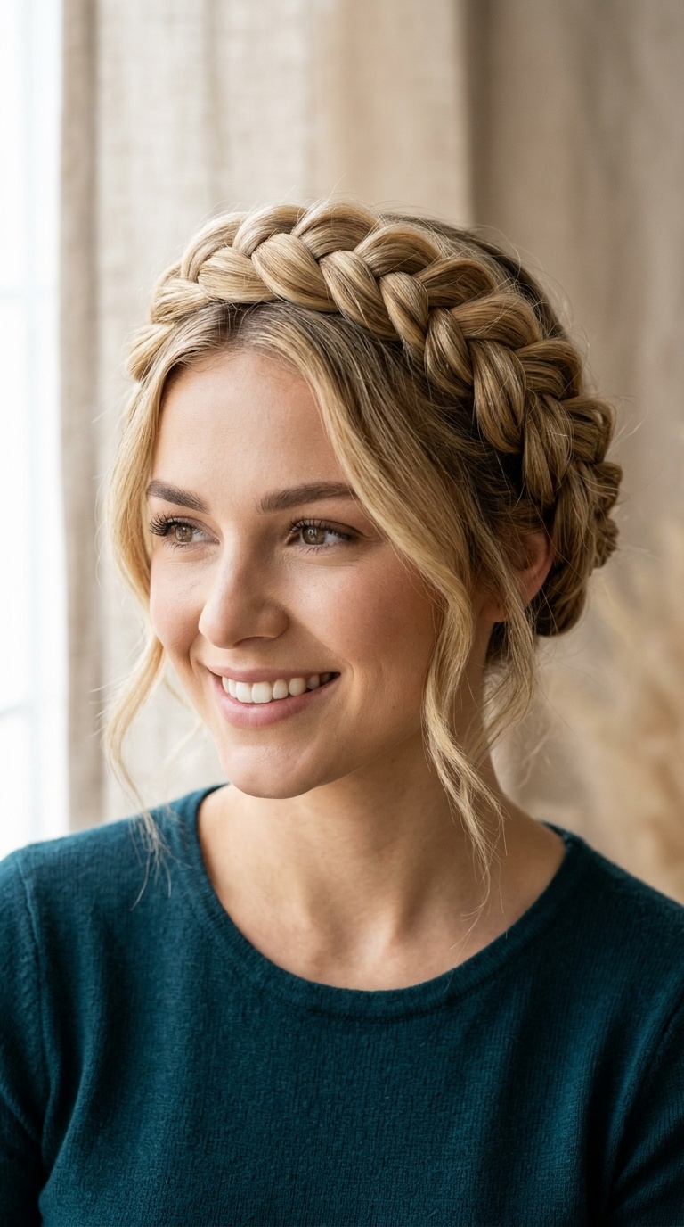 Dutch Braid Crown