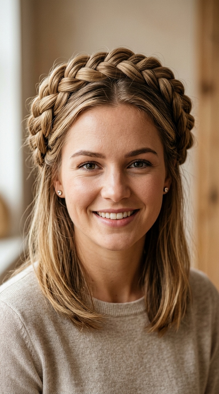 Dutch Braid Crown