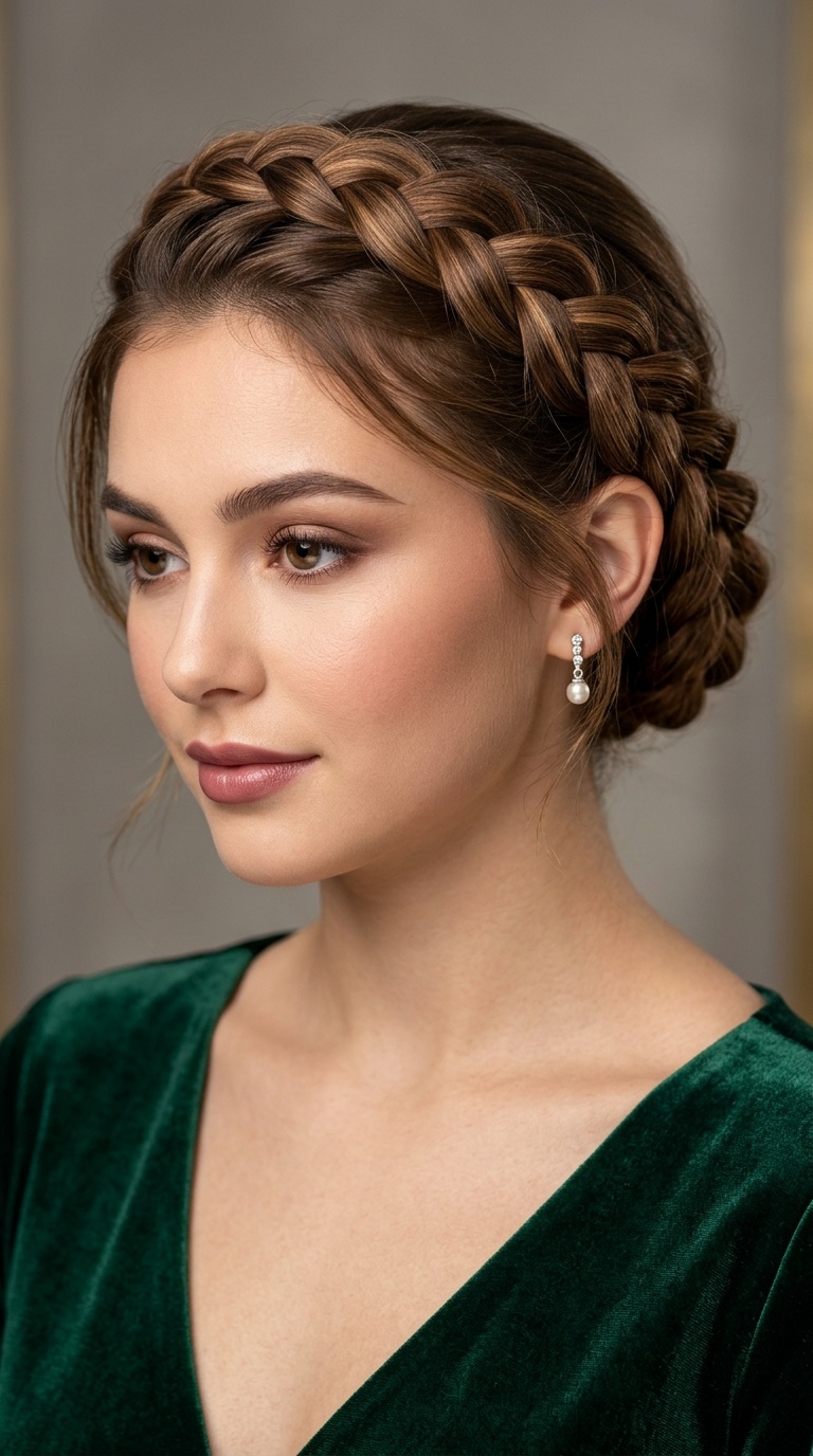 Dutch Braid Crown