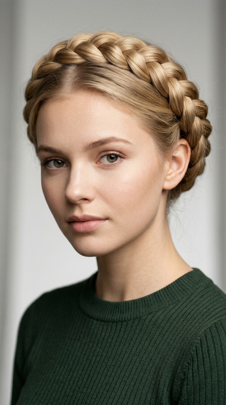 Dutch Braid Crown