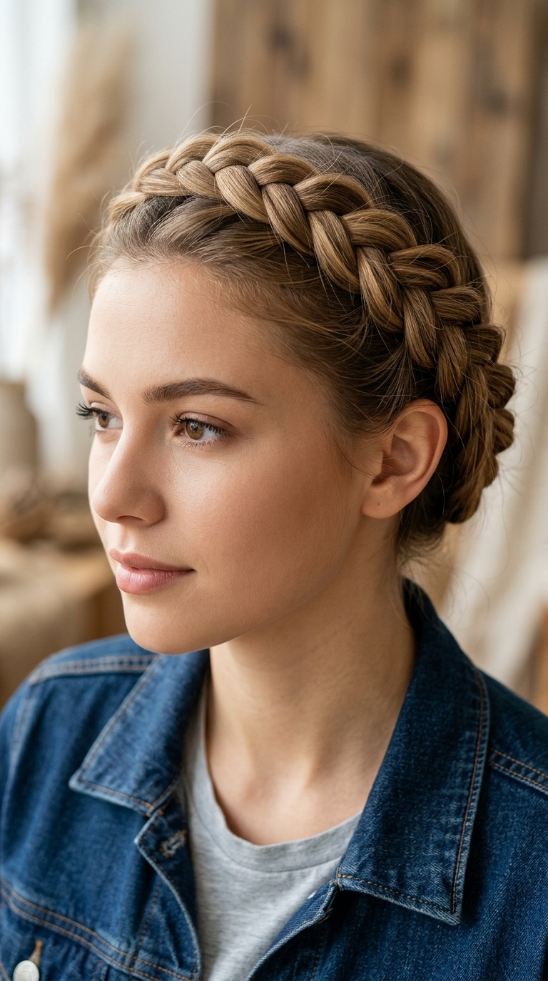 Dutch Braid Crown