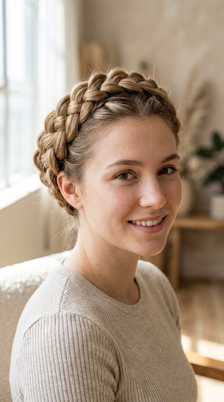 Dutch Braid Crown