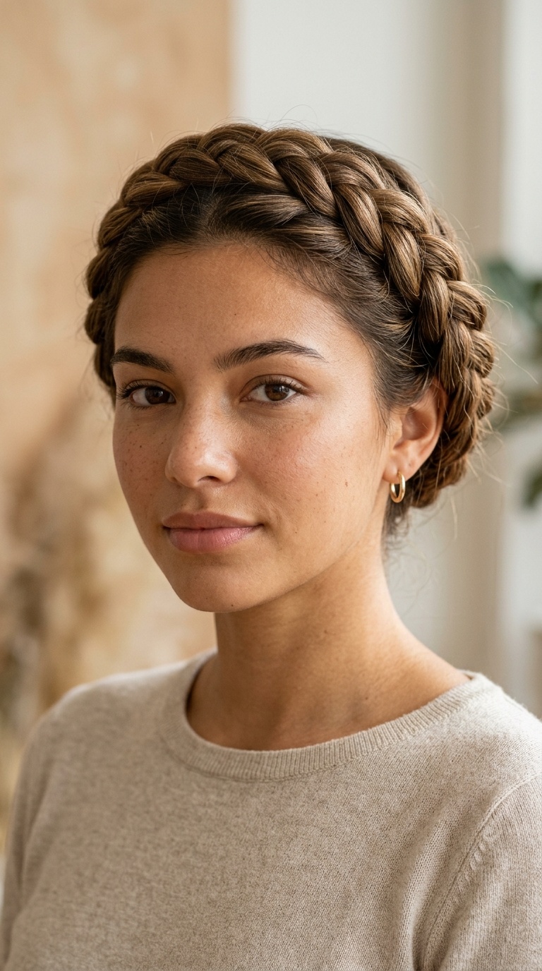 Dutch Braid Crown