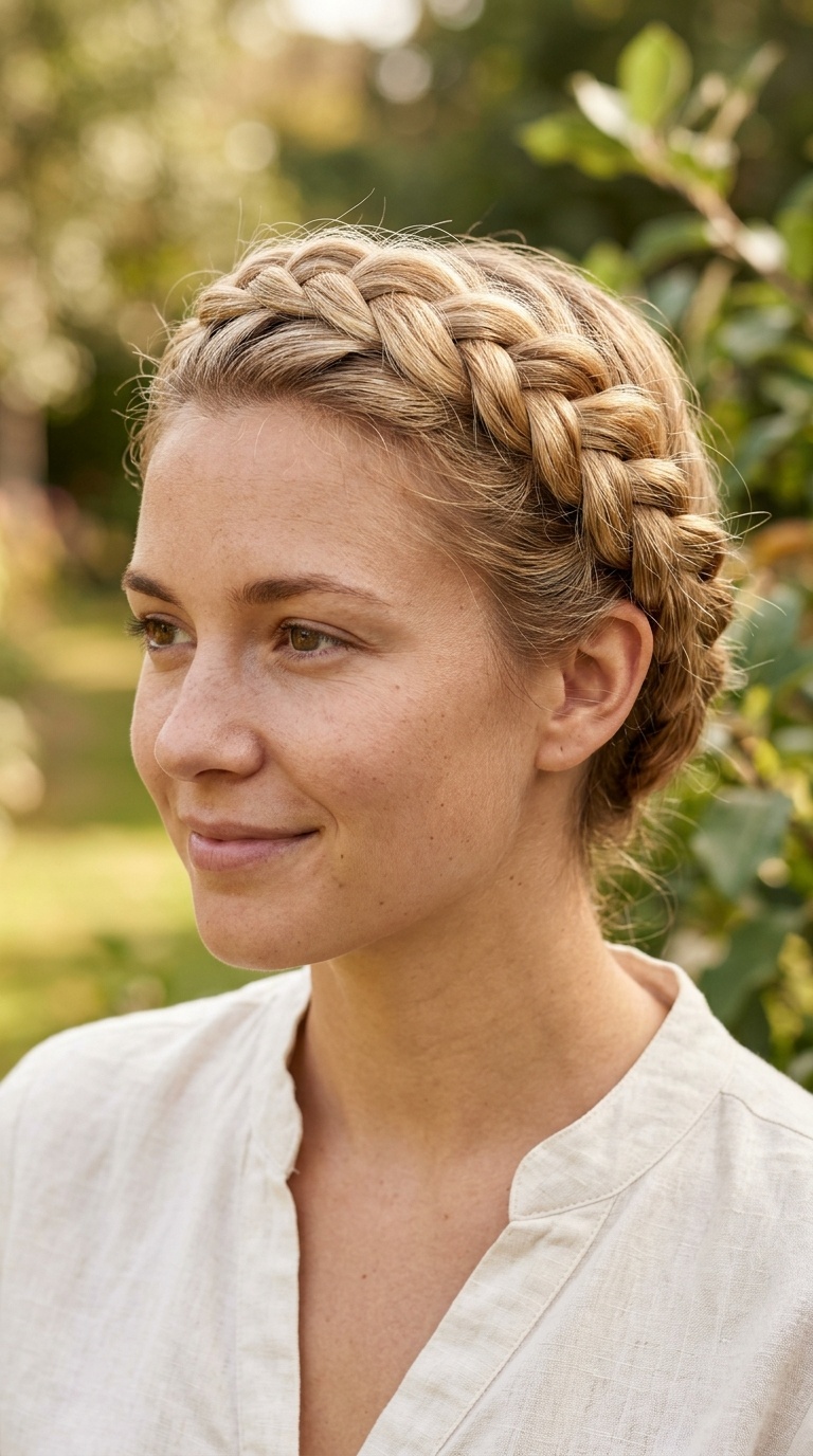 Dutch Braid Crown