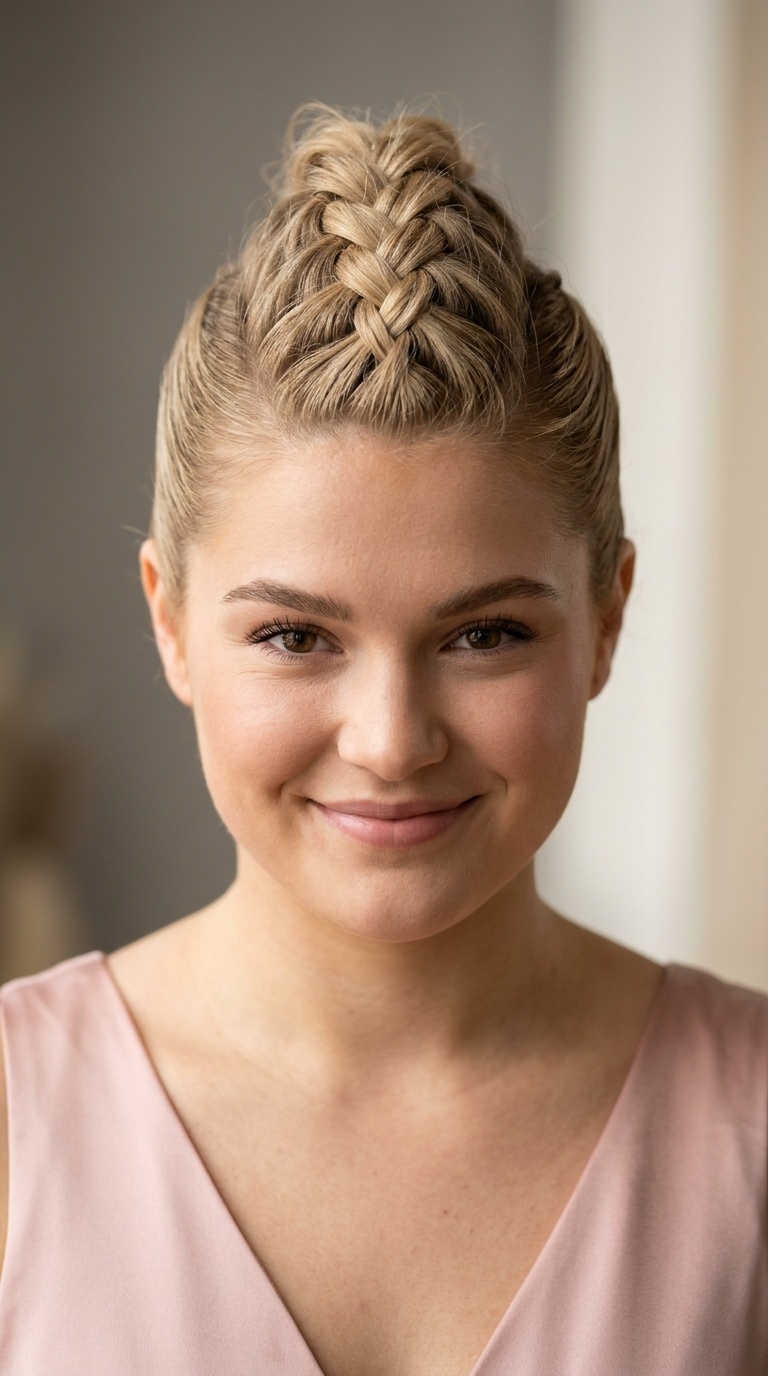 Dutch Braid Faux Hawk