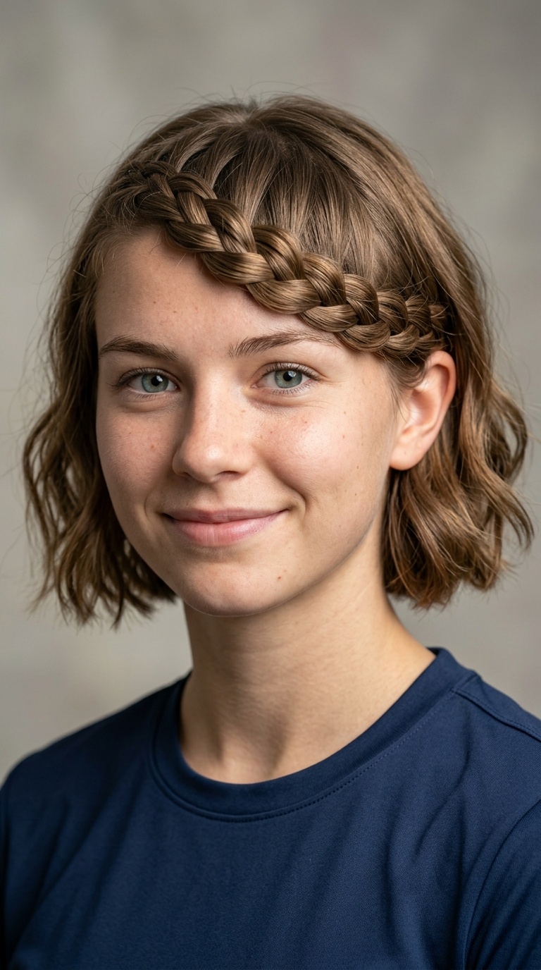 Dutch Braided Bangs