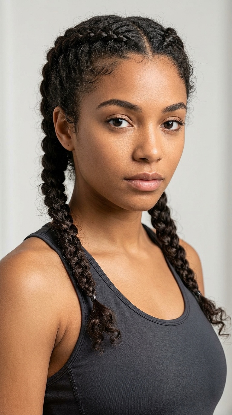Dutch Braided Pigtails