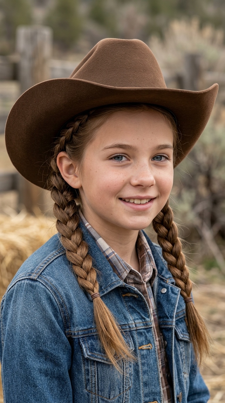 Dutch Braided Pigtails