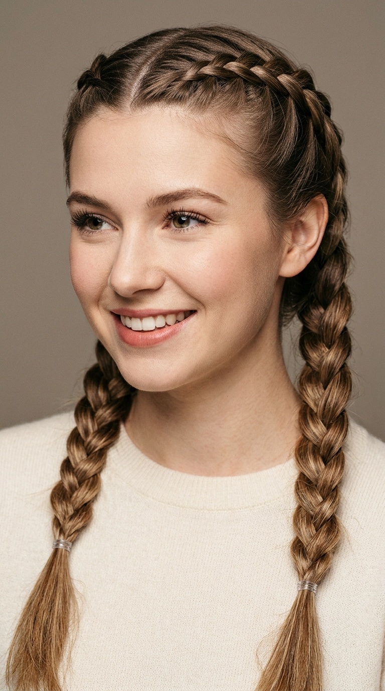 Dutch Braided Pigtails