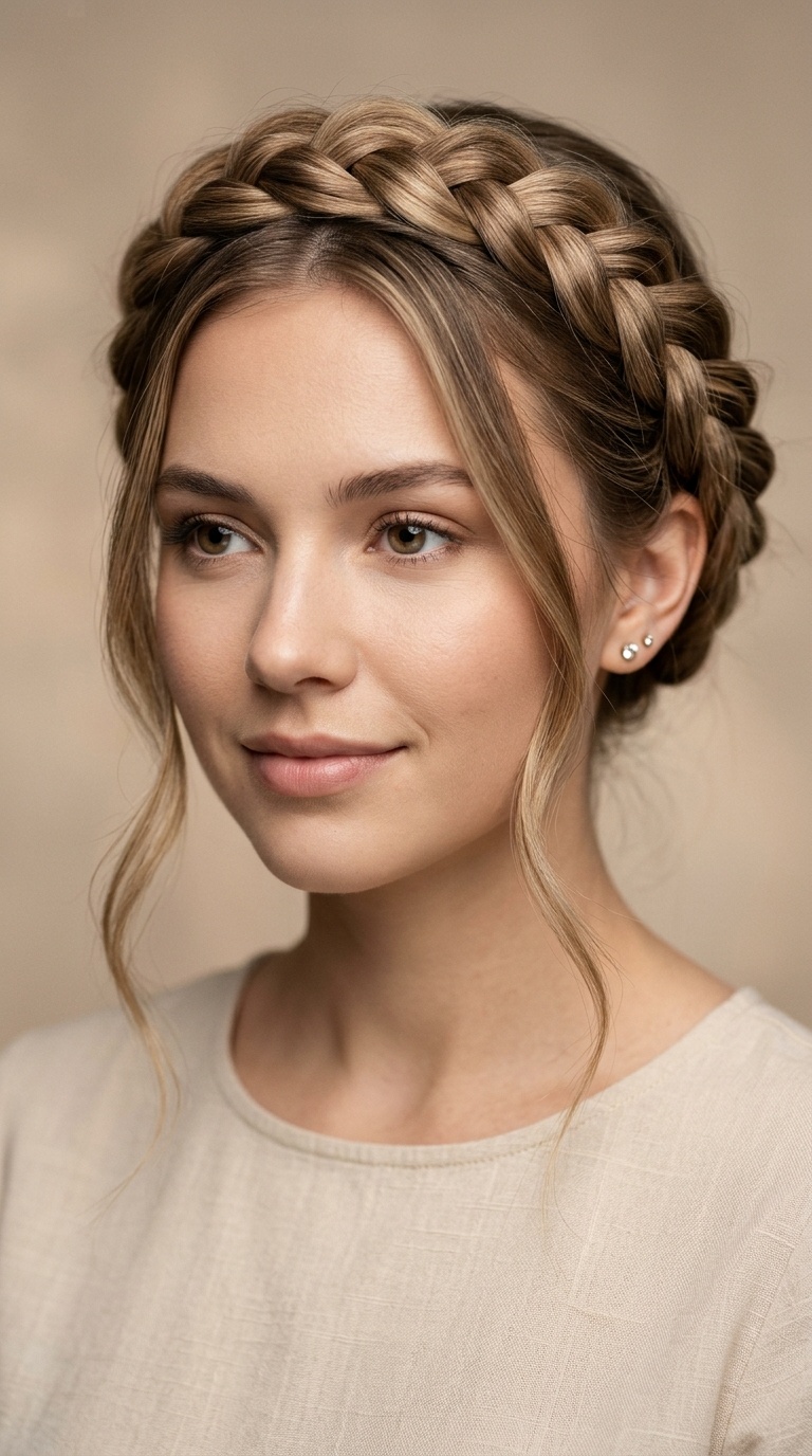 Dutch Crown Braid