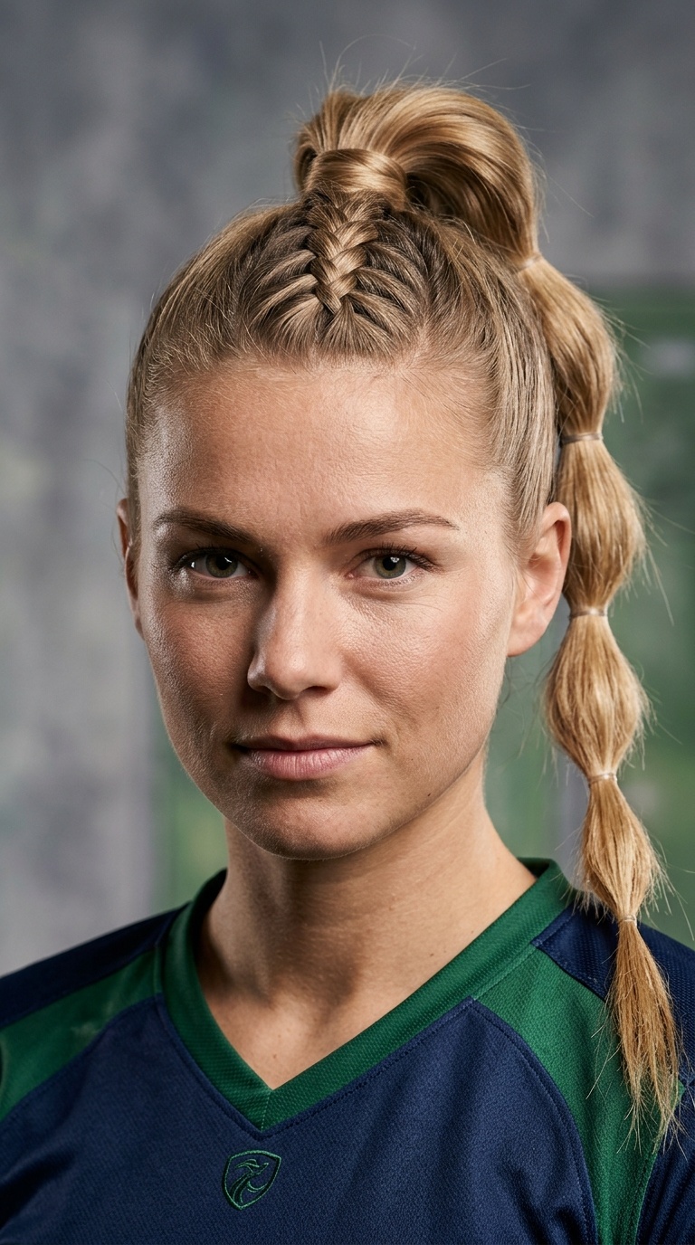 Dutch Mohawk Ponytail