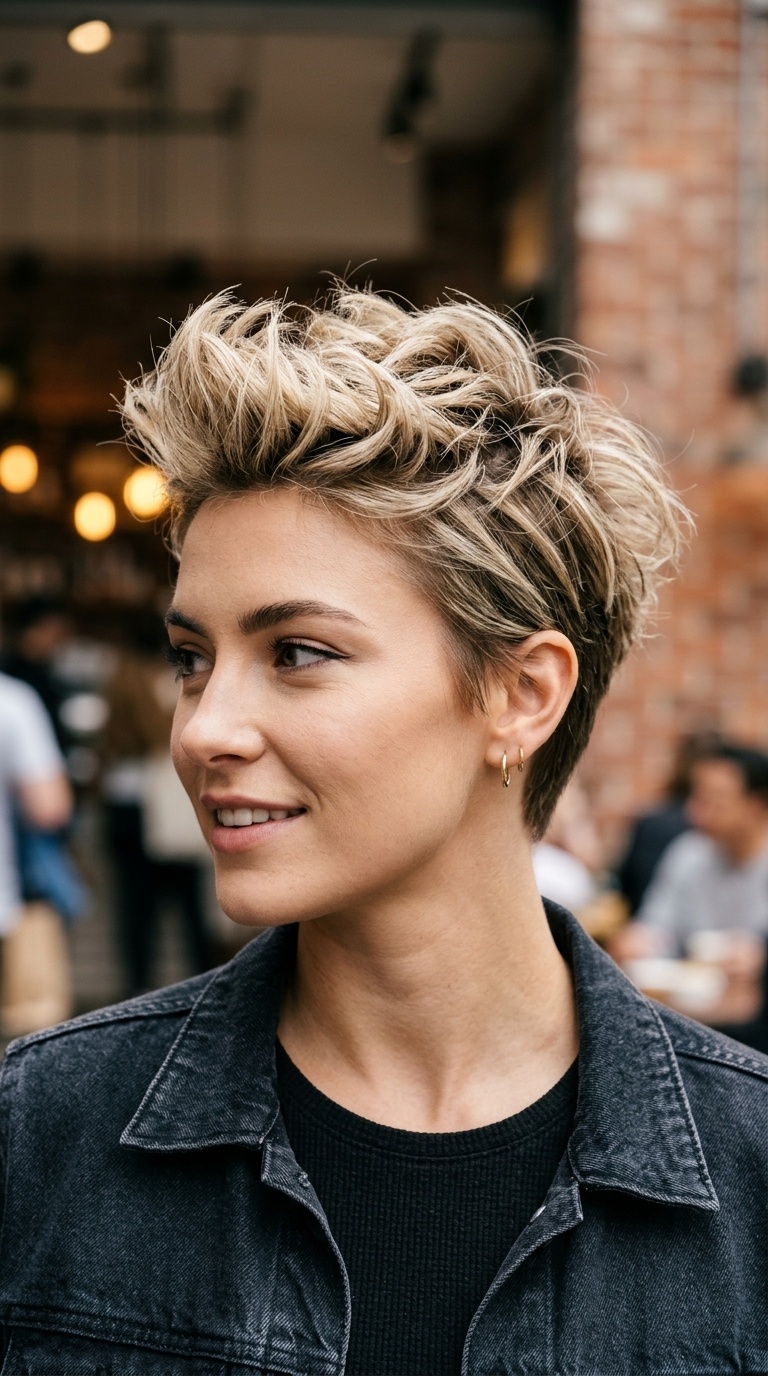 Edgy Faux Hawk for Women