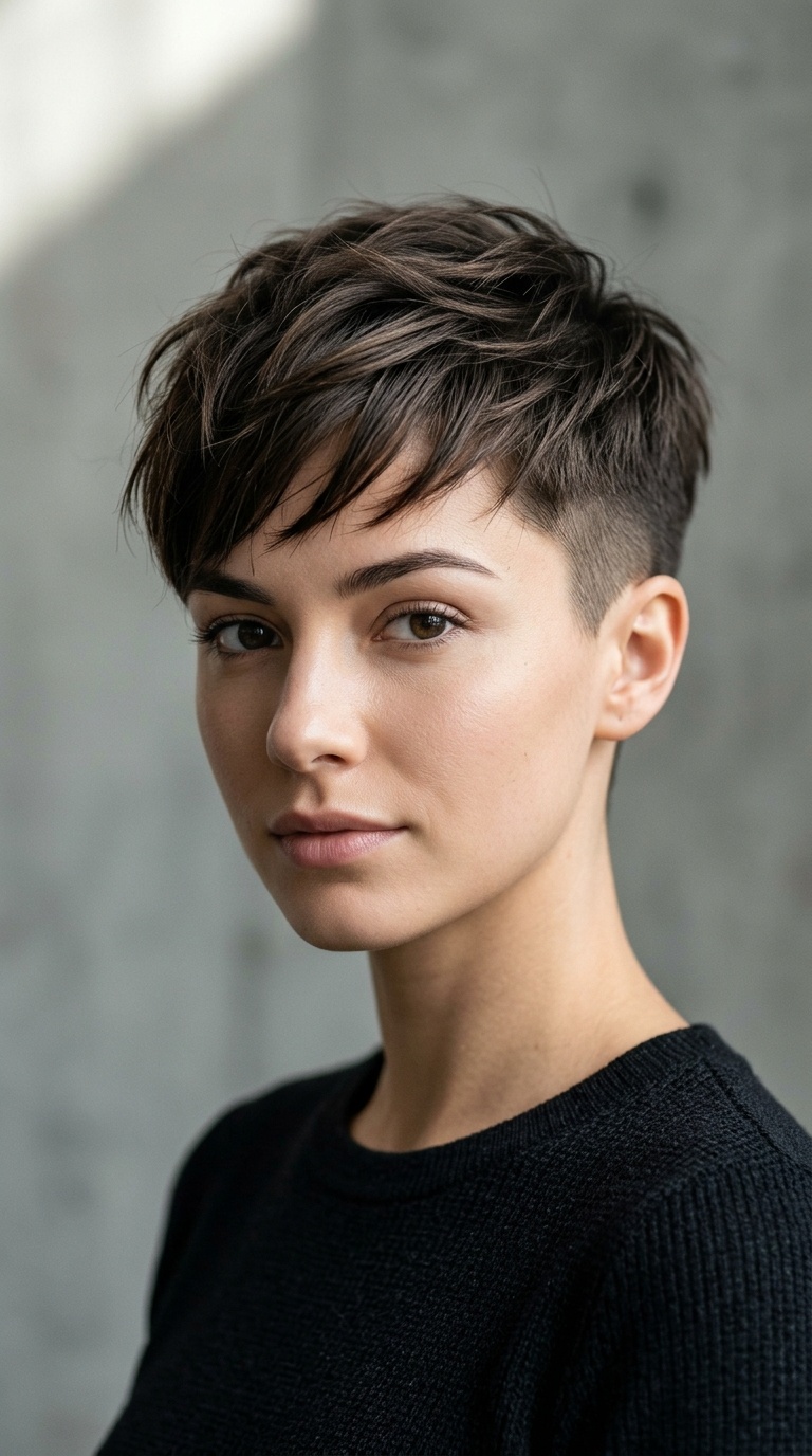 Edgy Undercut Pixie