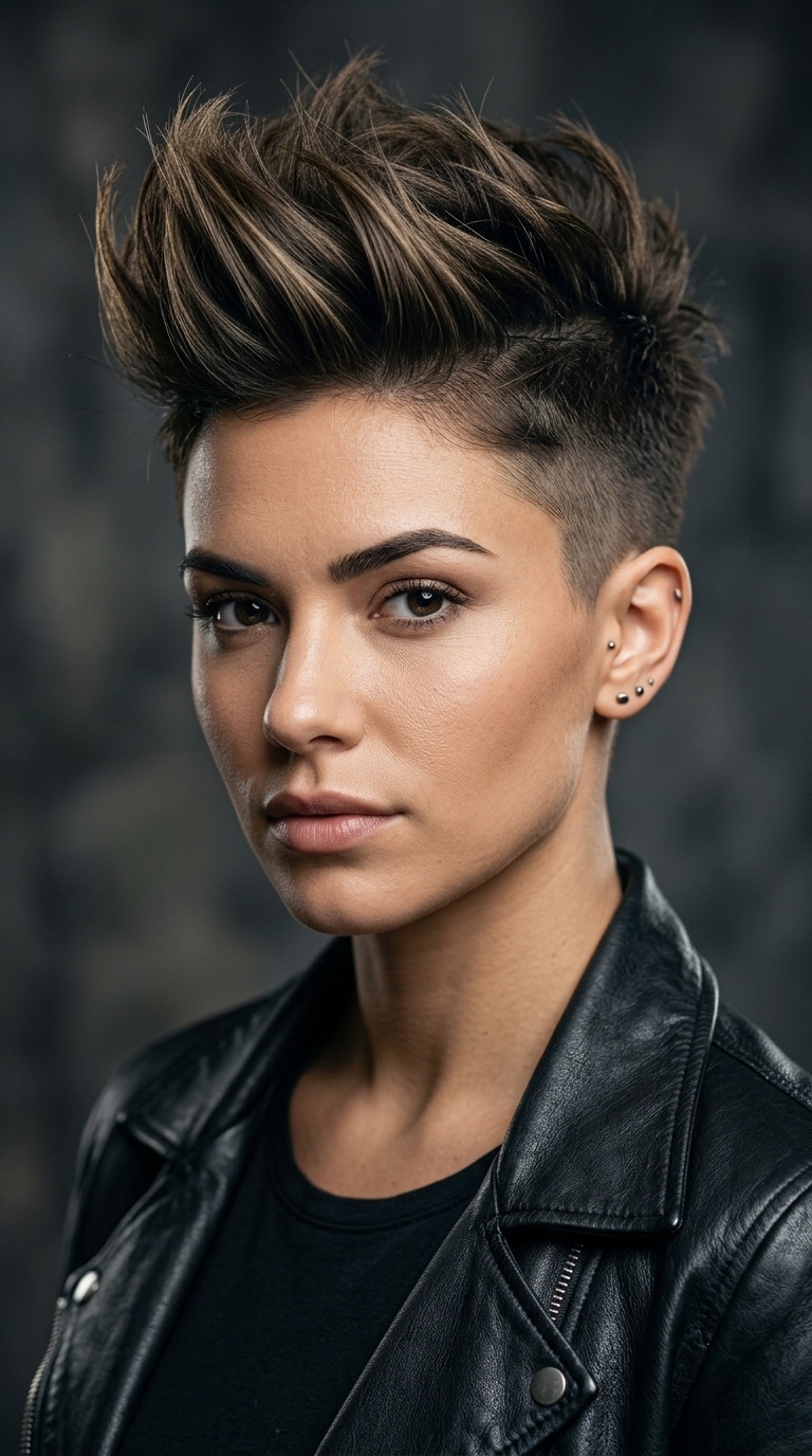 Edgy Undercut with Height