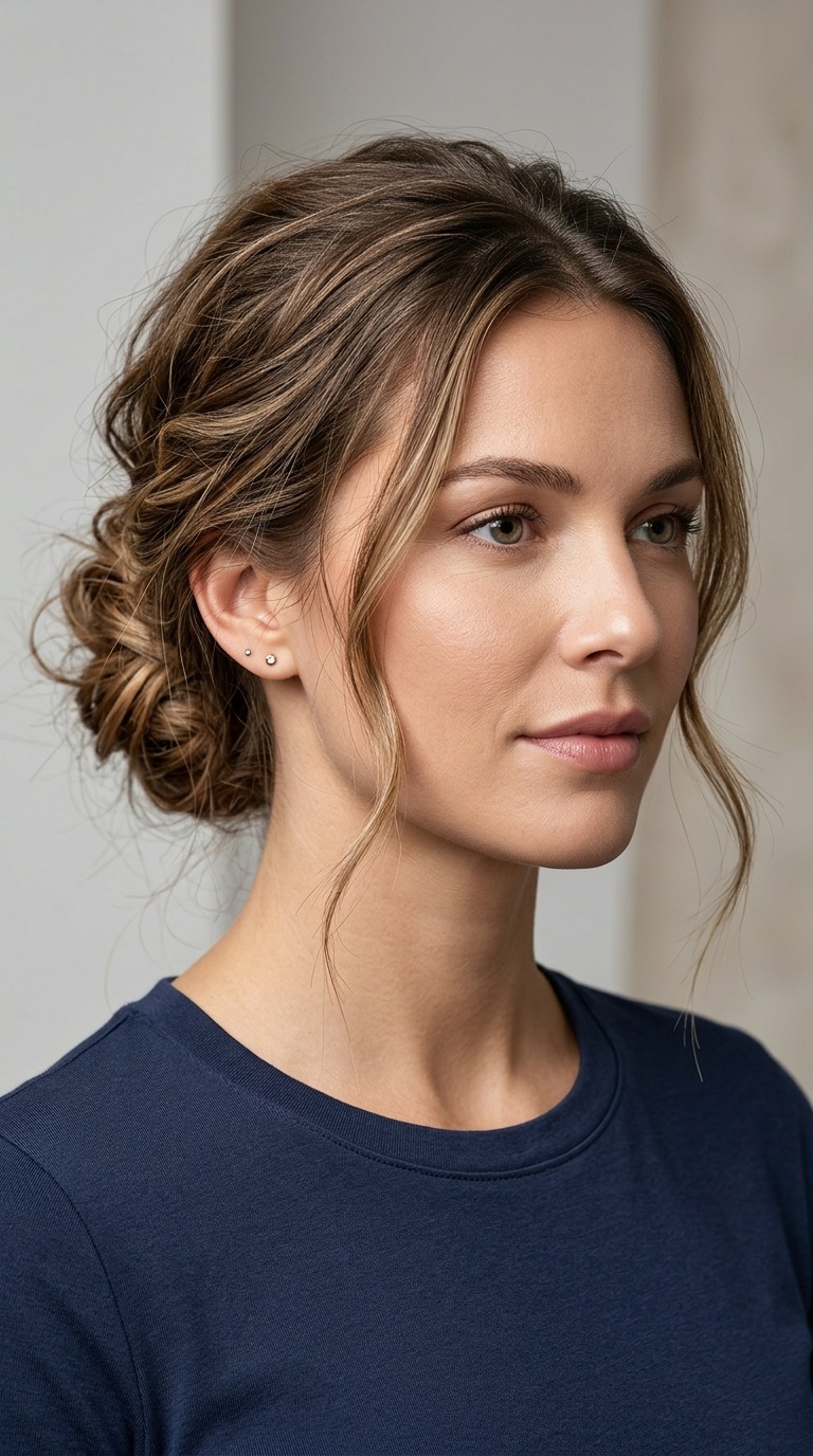 Effortless Messy Chignon