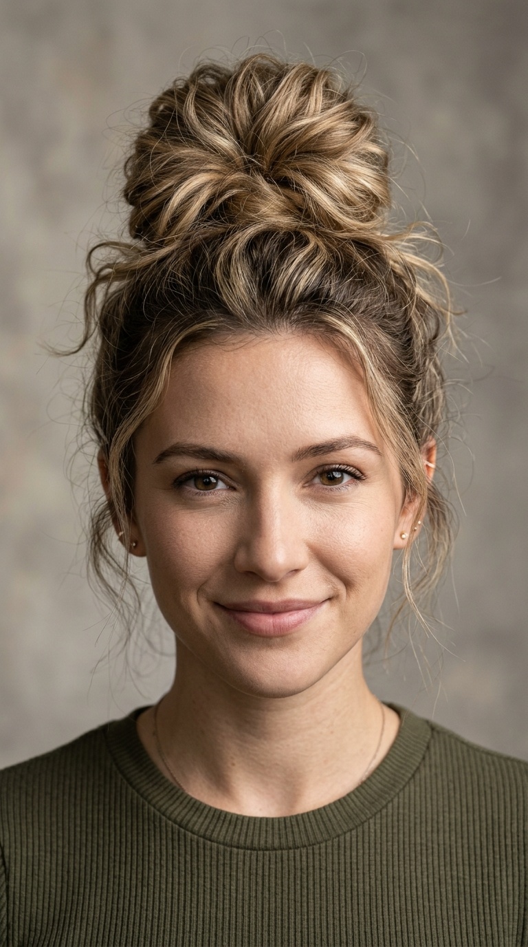 Effortless Messy Top Knot