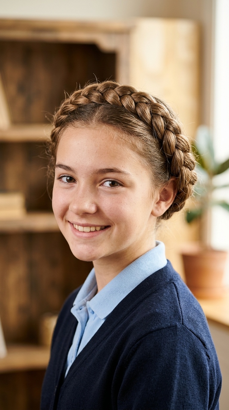 Elegant Crown Braid