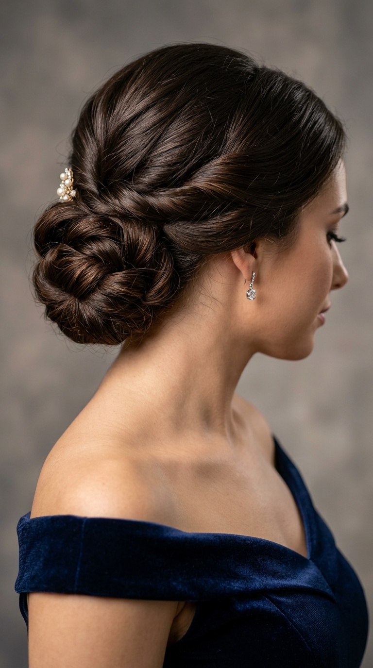 Elegant Low Chignon