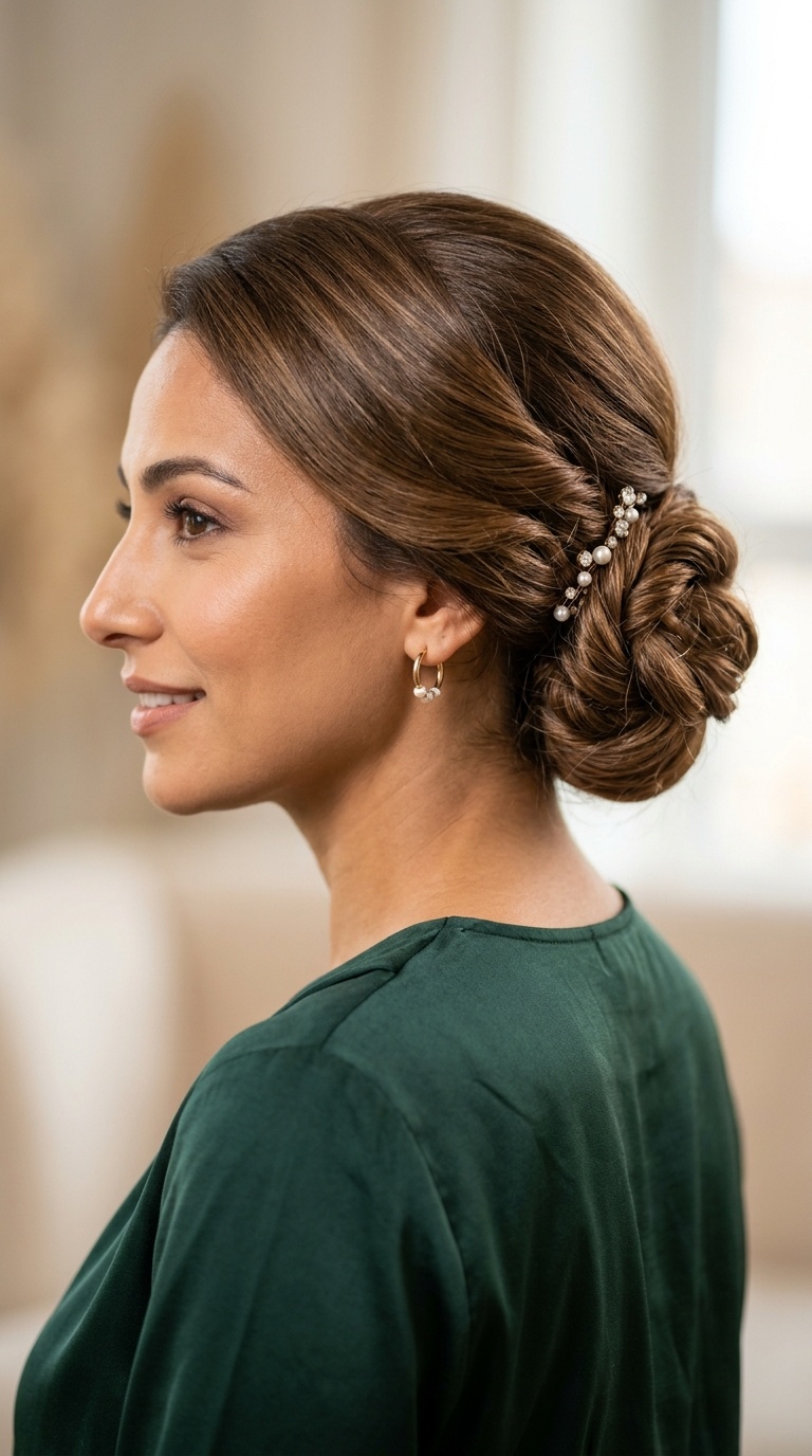 Elegant Low Chignon