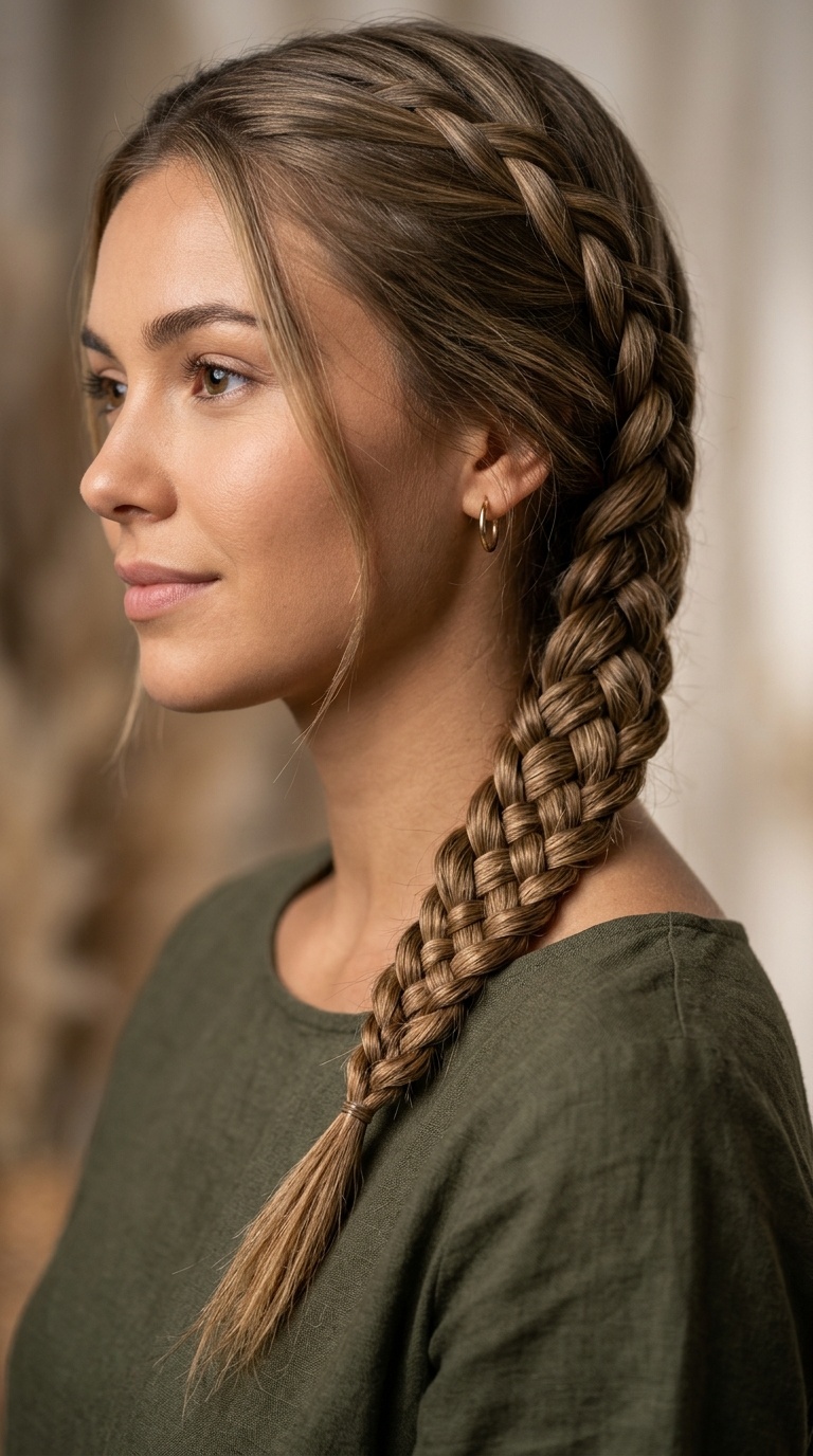 Eleven-Strand Tapered Braid