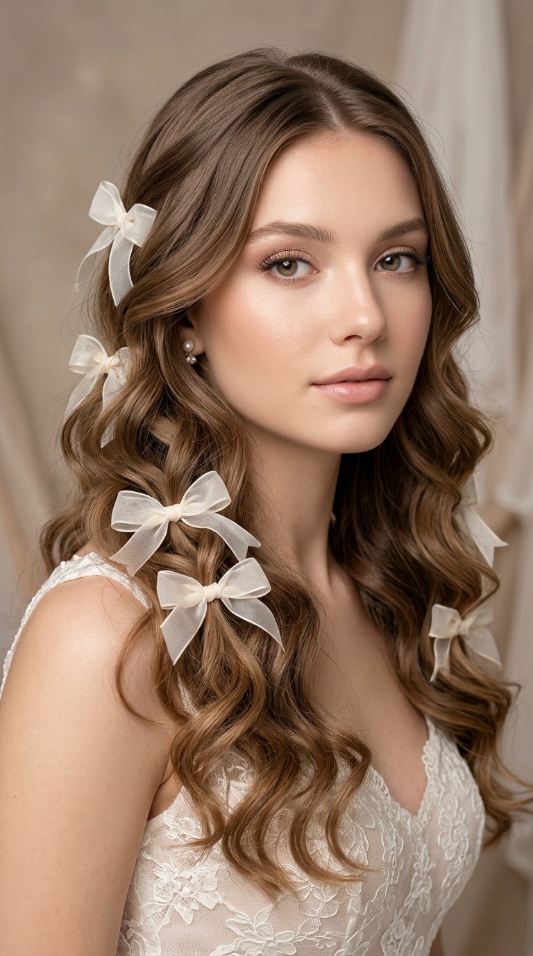 Ethereal Chiffon Bow Waves