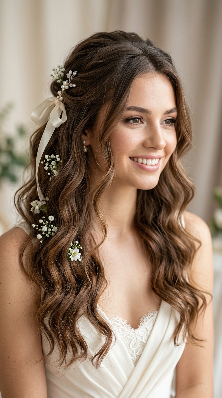 Ethereal Ribbon-Tied Tresses