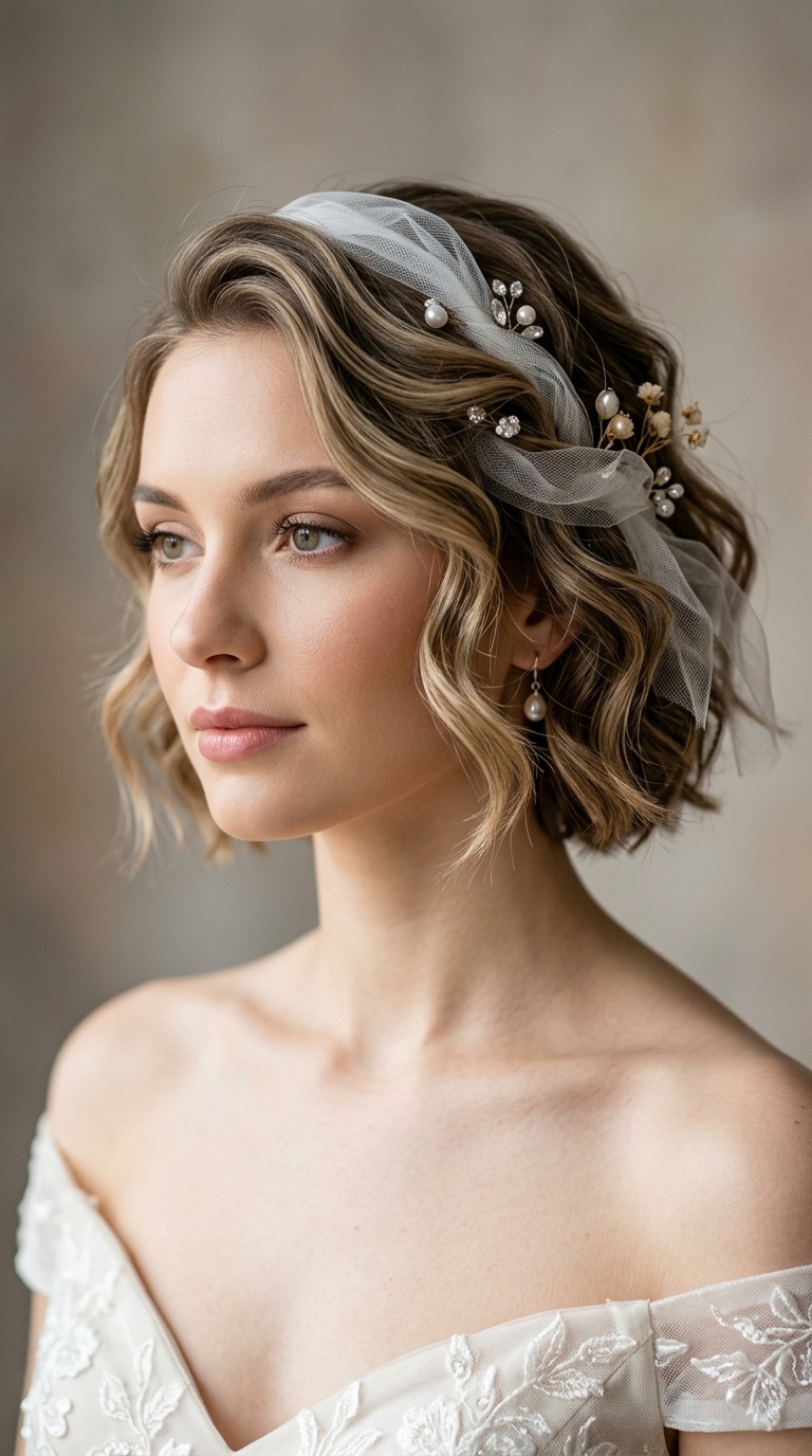 Ethereal Tulle-Wrapped Waves